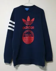 アディダス 起毛 スウェット 長袖Tシャツ 100サイズ