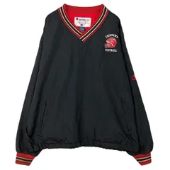 古着 90~00年代 チャンピオン Champion Vネック ナイロンプルオーバー メンズXL相当/eaa606590のサムネイル