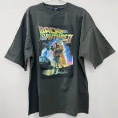 BEAMS HEART ビームス バック・トゥ・ザ・フューチャー グラフィック Tシャツ L 42-08-0065-898 CHARCOAL GREY