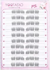 YOOTASIO 1秒マツエク つけまつげ のり不要日本国内JIS基準検査済みつけまつ毛 グルー不要 つけまつ毛ブラック 部分つけまつげ 初心者 で簡単装着 立体感 (A09月うさぎ - 夢見るドーリーEYE,  10列大容量＆徳用-毎日必要)