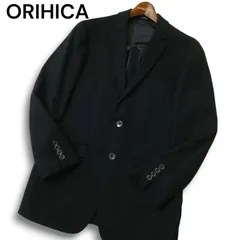 ORIHICA オリヒカ 春夏 背抜き★ ストレッチ テーラード ジャケット Sz.LL メンズ 黒 大きいサイズ ビジカジ