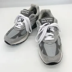 NEW BALANCE ニューバランス スニーカー シューズ MR993GL USA製 アメリカ製 スエード メッシュ メンズ 26.5cm グレー 靴 DF17704■