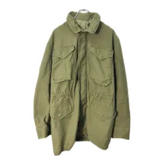 70年代 米軍実物 U.S.ARMY M-65 フィールドジャケット 2nd ヴィンテージ ミリタリー オリーブ(メンズ M相当)中古 古着 X1509