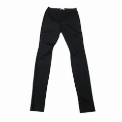 HELMUT LANG ヘルムートラング ギャザー ストレッチ スキニーパンツ ボトムス ブラック サイズ2 M 16-9106508 レディース 【中古】