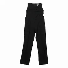 LE CIEL BLEU ルシェルブルー トリアセ ノースリーブ サロペット オールインワン ブラック サイズ40 M レディース 【中古】のサムネイル