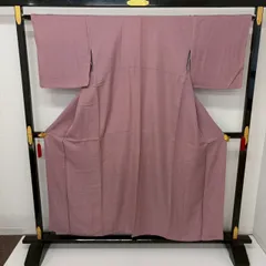 色無地 正絹 一つ紋 美しい色味 袷 着物 MK-2985