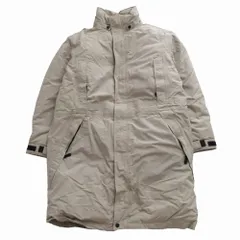 Eddie Bauer エディーバウアー ウェザーエッジ ミリタリー ダウンコート アウター ライトベージュ サイズM メンズ 【中古】