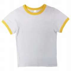 極美品 フィフィ fifi collection Trim S/S Tee Iceblue リンガー Tシャツ カットソー 半袖 S アイスブルー レディース 【中古】