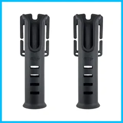 【特価商品】フィッシングベルト 釣り ランガン ロッドスタンド 携帯 腰ベルト用 2個 ロッドホルダー Charmoon