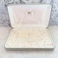 ネックレス　silver　シルバー　クリスタル　水晶　ヴィンテージ　アンティーク　EL-1627