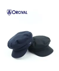 【30%OFF】オーシバル 帽子 ORCIVAL オーチバル ブラック ネイビー 黒 紺 60/1リネン キャスケット 帽子 日本製 レディース マリン カジュアル シンプル ・OR-H0129LLZ-0322301(レディース)(JP)