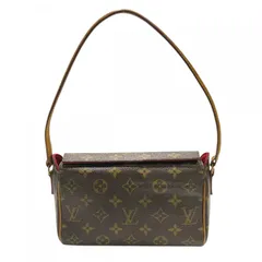 【中古】 LOUIS VUITTON ルイ・ヴィトン  ハンドバッグ  M51900 レシタル モノグラム ワンショルダー バッグ ブラウン レディース26000522 SA
