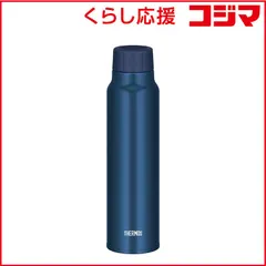 【 新品 未開封 】 サーモス 保冷炭酸飲料ボトル (容量：770ml) ネイビー FJK-750-NVY 未使用 送料無料のサムネイル