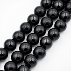 C6689」天然石 ブラックオニキス 黒瑪瑙 8mm 1連 - メルカリ