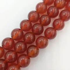ビーズクラブ カーネリアン ラウンド 10mm 天然石 連売り パワーストーン ブレスレット