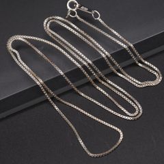 L874 ヴィンテージ SILVER925刻印 ネックレス ベネチアンチェーン デザイン シルバー