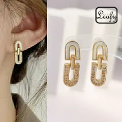 チェーン ピアス マザーオブパール ジルコニア ゴールド 長め デザイン バレンタイン プレゼント エレガント 上品 レディース モダン 大人 高級感 アクセサリー フォーマル 普段使い お出かけ 彼女へ ギフト 春 光沢 送料無料