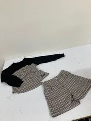 送料無料★ANAP KIDS アナップキッズ★長袖Tシャツ　ショートパンツ　上下セット　セットアップ★女の子　キッズ　130 子供　#80114sll