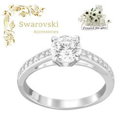 SWAROVSKI Volta Cocktail Ring 58 - メルカリ