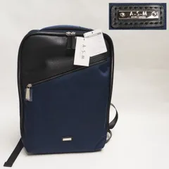 新品正規1.8万円  A.S.M アトリエサブメン イケテイ製造 13.3インチPC対応 A4 リュックサック 紺(NVY) 153712