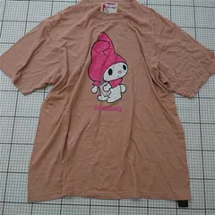 ◇ ⊂ マイメロディ×MEEWEE LAND コラボTシャツ ピンク系 レディース E  【1511250016004】