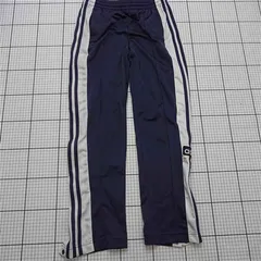 ◇ Θ アディダス adidas トラックパンツ サイドボタン ネイビー系 J/S メンズ E  【1511250014758】