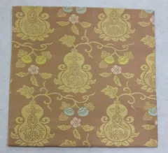 古帛紗 紹巴 吉瓢唐草文 正絹 名物裂 裏千家 茶道具