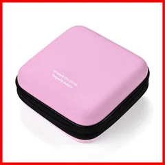 【新着商品】48枚収納 CDケースポータブルEVA blu-ray ディスク収納ケース LIOVODE 大容量 DVD/VCD 収納 (48枚 ピンク48)