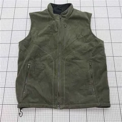 ◇ ⊇ エディー・バウアー Eddie Bauer フリースベスト Lサイズ カーキ系 メンズ E  【1512010011642】
