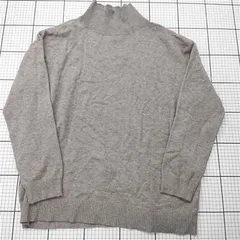 ◇ ⊇ アンティカ antiqua タートルネックニット グレー系 レディース Fサイズ E  【1512010016715】