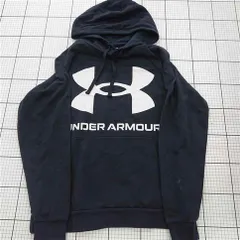 ◇ Θ アンダーアーマー UNDER ARMOUR ビッグロゴパーカー XXL ブラック系 メンズ E  【1512020013865】