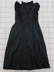 ◇ Θ フォークシー foxey. フリルワンピース ブラック系 M レディース E  【1512020014480】