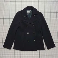 ◇ ⊇ ナチュラルビューティーベーシック ピーコート レディース L ブラック系 E  【1512020014794】