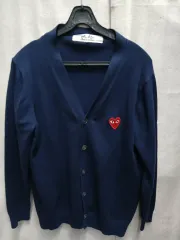 コム・デ・ギャルソン オム プレイ 日本製 ニットカーディガンM