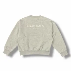 参考上代33000円 未使用  FEAR OF GOD ESSENTIALS CLASSIC FIT FLEECE CREWNECK クラシックフィットフリースクルーネックスウェット トレーナー フィアオブゴッド エッセンシャルズ L （6656M）