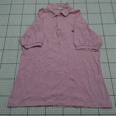 ◇ ⊂ ラコステ LACOSTE ポロシャツ ピンク系 サイズ6 メンズ E  【1512020016859】