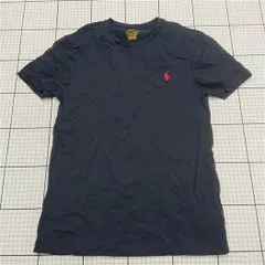 ◇ ⊂ ポロ ラルフローレン POLO RALPH LAUREN カスタムスリムフィット Tシャツ ネイビー メンズ E  【1512020016811】