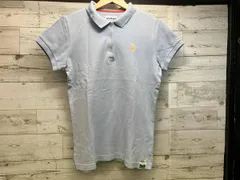 Jack Bunny!! (ジャックバニー) 半袖ポロシャツ ロゴ発光オレンジ 2638960102 ライトブルー