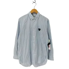 プレイコムデギャルソン PLAY COMME des GARCONS ストライプ ボタンダウンシャツ メンズ JPN：L 