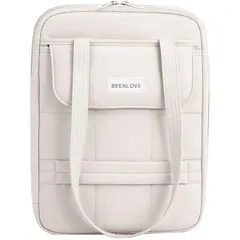 【新着商品】ラップトップバッグ、2つポケット PCケース 取っ手付 保護 ベルト付き 360 キルティングバッグ [DSDCDJ]