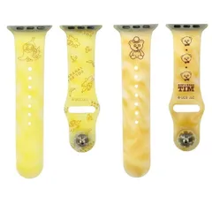 ミニオン AppleWatch バンド ベルト 41mm 40mm 38mm 対応 交換用 シリコン キャラクター グッズ ボブ ティム 怪盗グルー アップルウォッチ ベルト幅 約2.1cm 【ゆうパケットにて発送】【一週間以内発送】