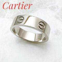 CARTIERカルティエ K18WG ラブ フープ ピアス 6324 - メルカリ