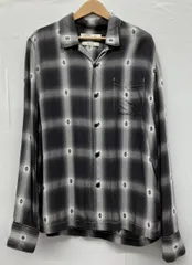 REMI RELIEF レミレリーフ　長袖シャツ　チェック　日本製　レーヨン100% サイズM