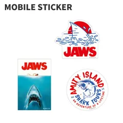 JAWS ステッカー シール ジョーズ キャラクター グッズ おしゃれ かわいい 【３種類 各１枚】 JAWS-20A  【普通郵便にて7営業日以内発送】のサムネイル