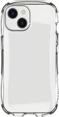 iPhone15 iPhone14 iPhone13 ケース クリア 透明 クリスタル スマホ カバー スケルトン エアクッション アイフォン アイホン 6.1inch ２眼 GMD-14  【ゆうパケットにて7営業日以内発送】のサムネイル