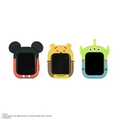 ディズニー AppleWatch シリコン ケース カバー 41mm 40mm 対応 ソフト シリコン キャラクター グッズ ミッキー プーさん エイリアン アップルウォッチ DNG-93  【ゆうパケットにて7営業日以内発送】のサムネイル