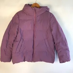 UNIQLO シームレスダウンパーカ レディース L パープル 3112202601090015