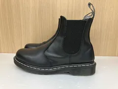 Dr.Martens ドクターマーチン ホワイトステッチ チェルシーブーツ UK9 ブラック 通年