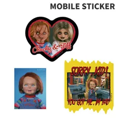 CHUCKY ステッカー シール チャッキー キャラクター グッズ おしゃれ かわいい 【３種類 各１枚】 CY-19A  【普通郵便にて7営業日以内発送】のサムネイル