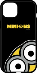 iPhone15Plus iPhone14Plus ケース ミニオン ハイブリッド ボブ ブラック スマホ カバー 耐衝撃 ラウンド フィット 怪盗グルー ミニオンズ   6.7inch ２眼 【ゆうパケットにて発送】【一週間以内発送】